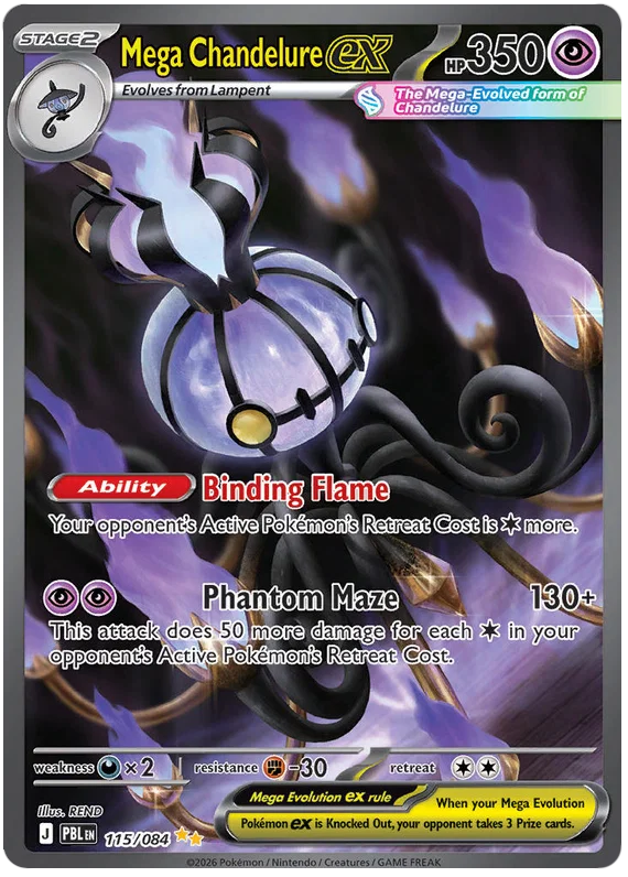 Mega Chandelure EX 115/084