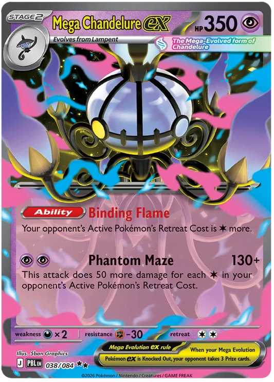 Mega Chandelure EX 038/084
