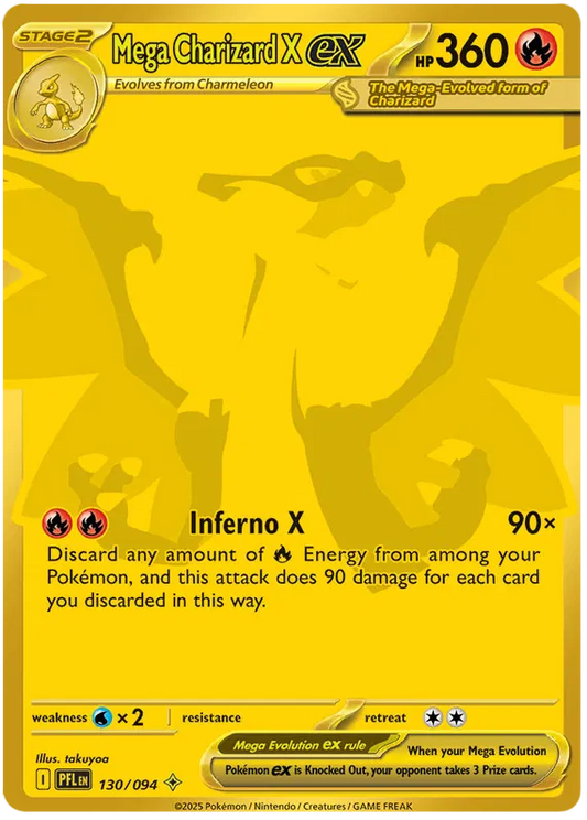 Mega Charizard X EX 130/094