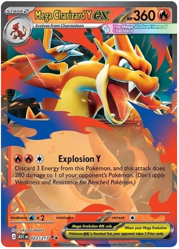 Mega Charizard Y EX 022/217