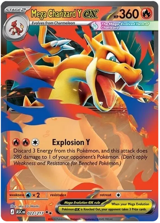 Mega Charizard Y EX 022/217