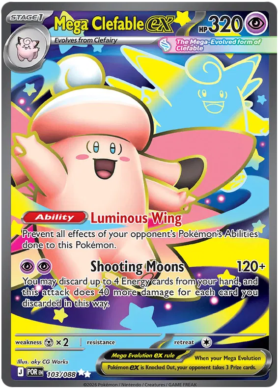 Mega Clefable EX 103/088