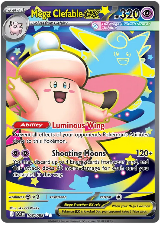 Mega Clefable EX 103/088