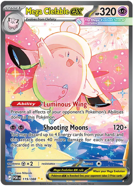 Mega Clefable EX 119/088