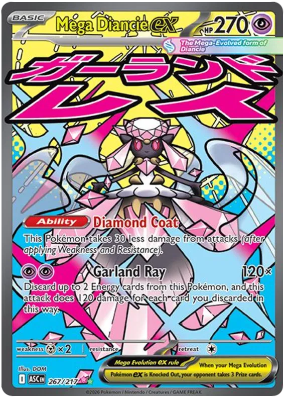 Mega Diancie EX 267/217