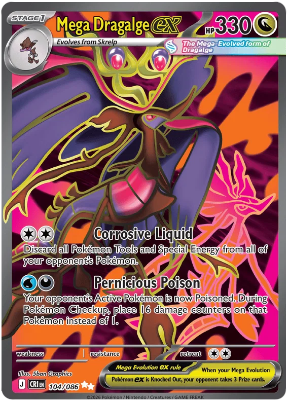 Mega Dragalge EX 104/086
