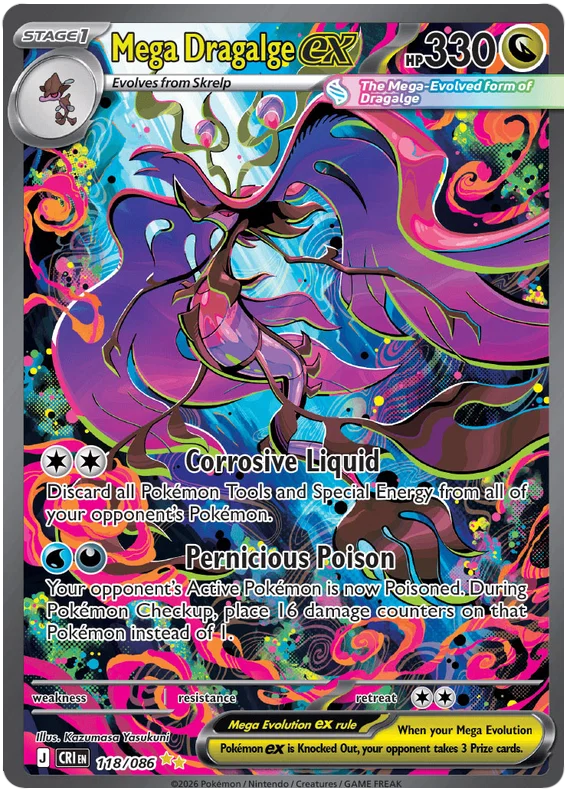 Mega Dragalge EX 118/086