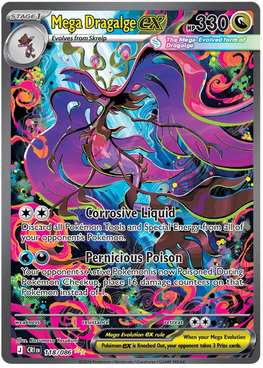Mega Dragalge EX 118/086