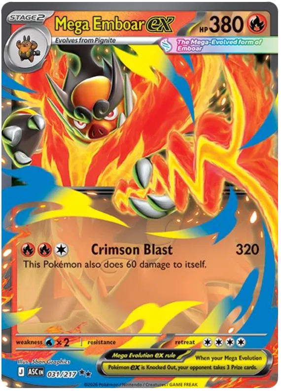 Mega Emboar EX 031/217