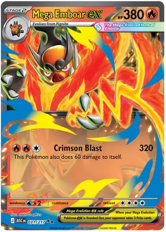 Mega Emboar EX 031/217