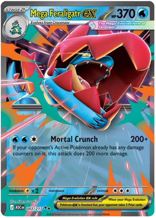 Mega Feraligatr EX 043/217