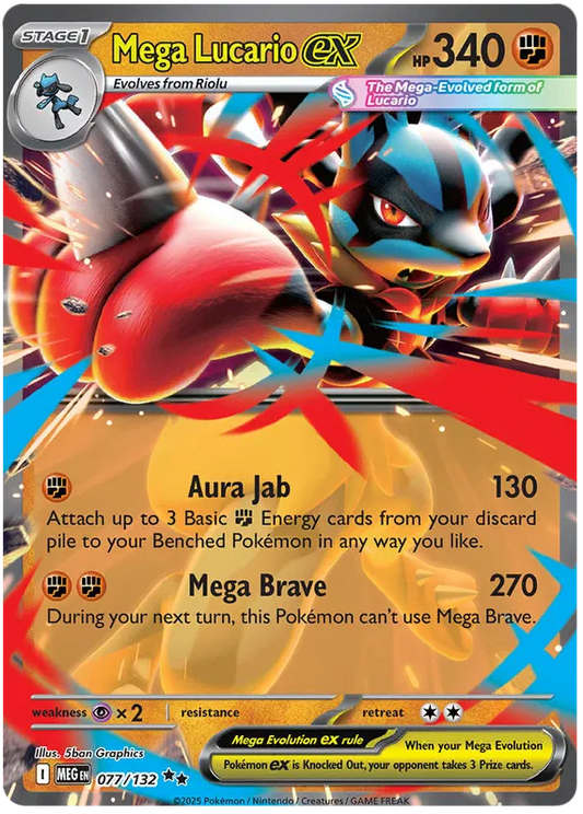 Mega Lucario EX 077/132