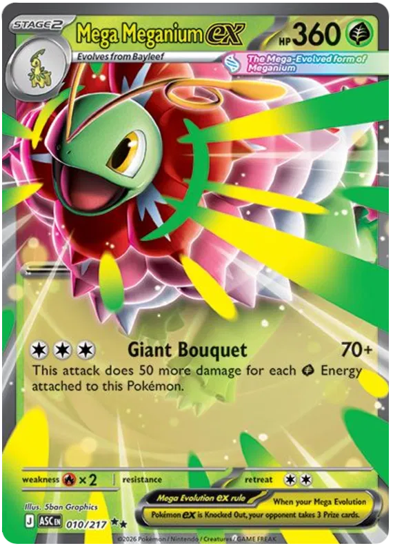 Mega Meganium EX 010/217