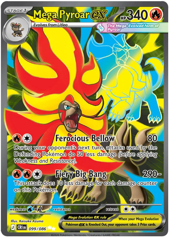 Mega Pyroar EX 099/086