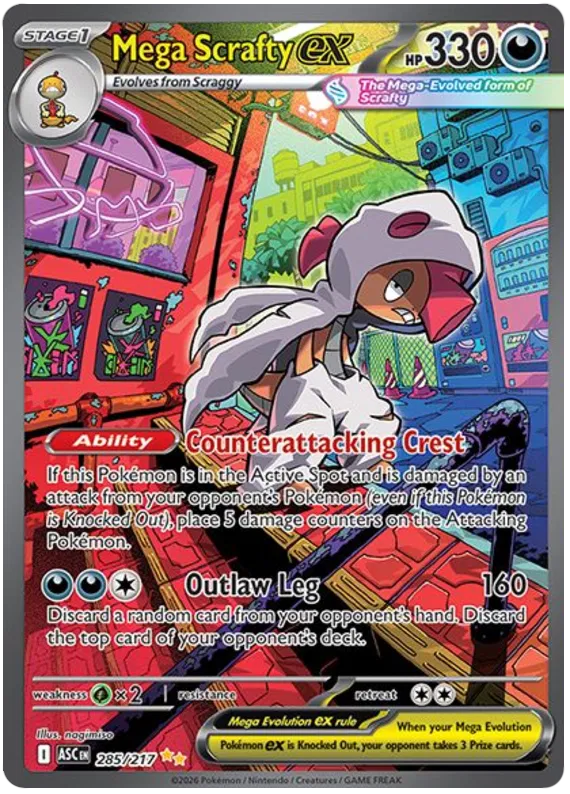 Mega Scrafty EX 285/217