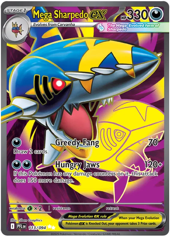 Mega Sharpedo EX 113/094