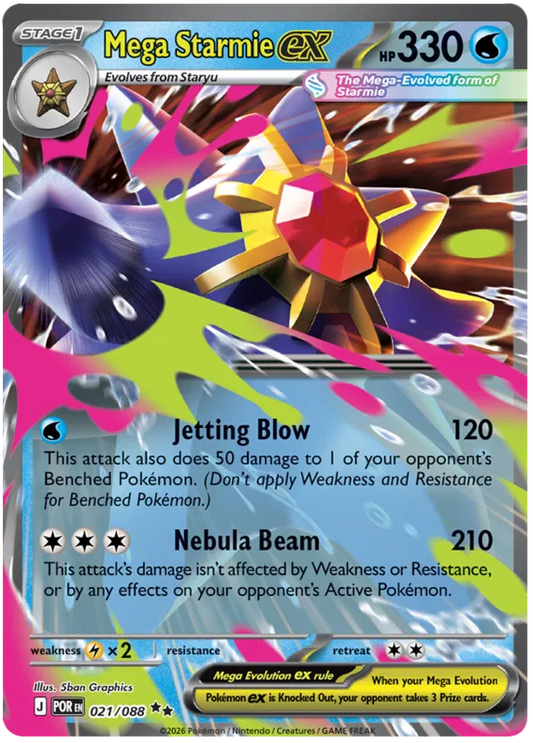 Mega Starmie EX 021/088