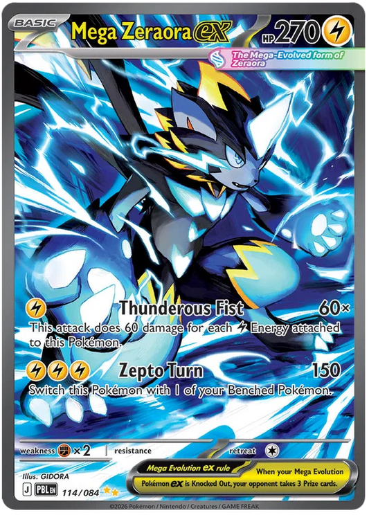 Mega Zeraora EX 114/084