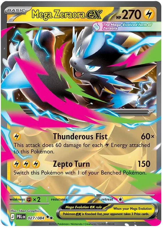 Mega Zeraora EX 027/084