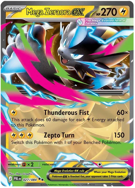 Mega Zeraora EX 027/084