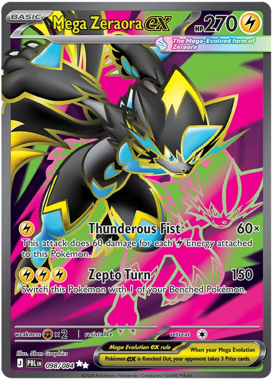 Mega Zeraora EX 098/084