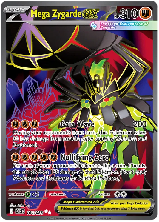 Mega Zygarde EX 104/088