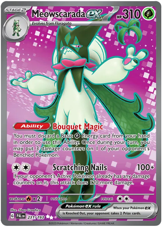 Meowscarada EX 231/193