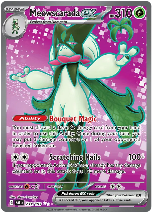 Meowscarada EX 231/193
