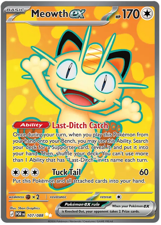 Meowth EX 107/088