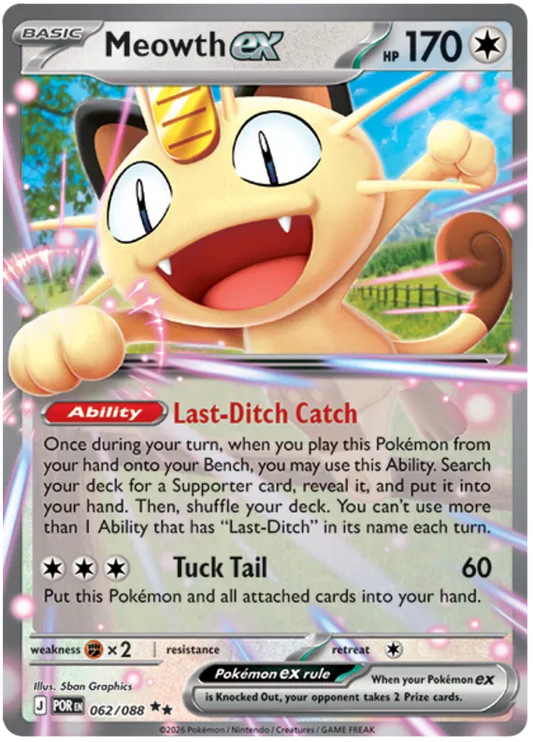 Meowth EX 062/088