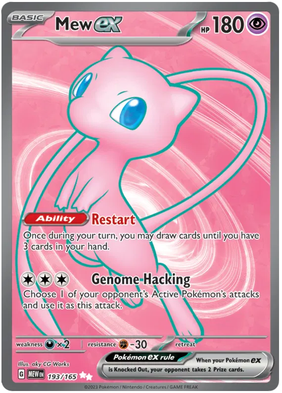 Mew EX 193/165
