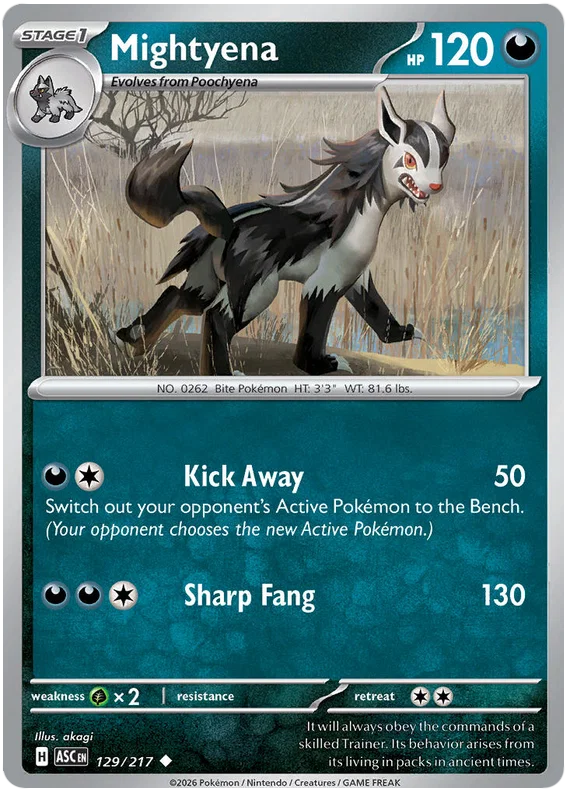Mightyena 129/217