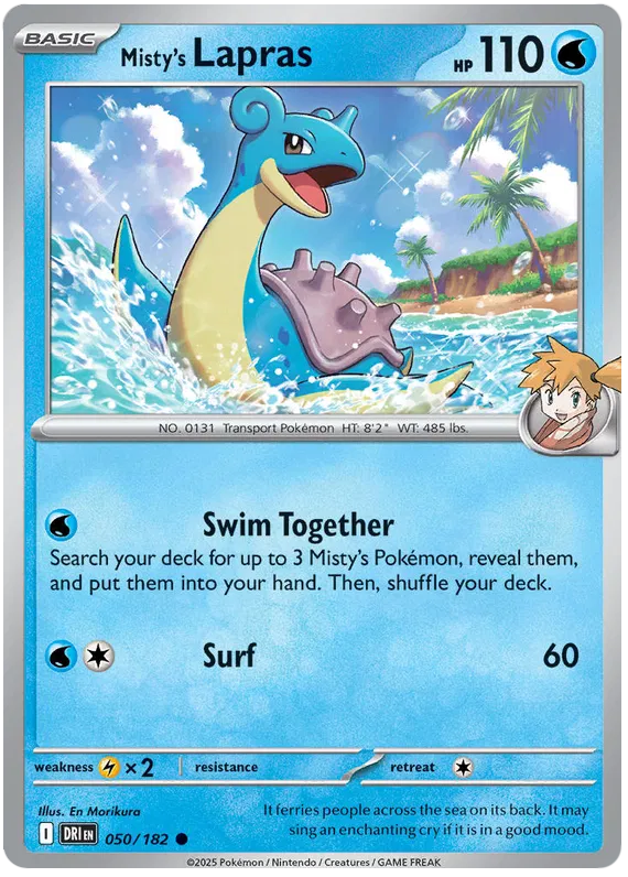 Misty's Lapras 050/182