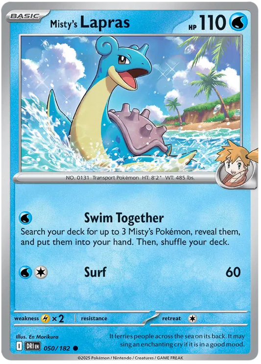 Misty's Lapras 050/182