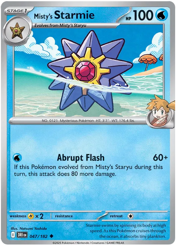 Misty's Starmie 047/182