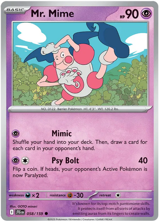 Mr. Mime 058/159