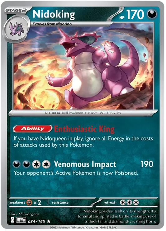 Nidoking 034/165