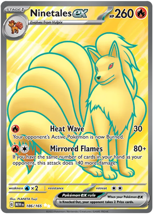 Ninetales EX 186/165