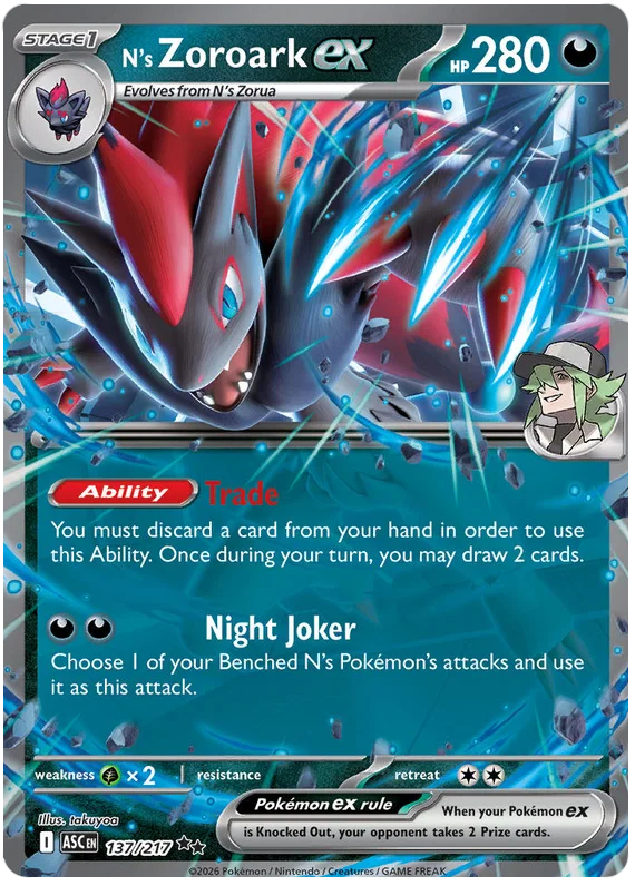 N's Zoroark EX 137/217