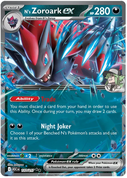 N's Zoroark EX 137/217
