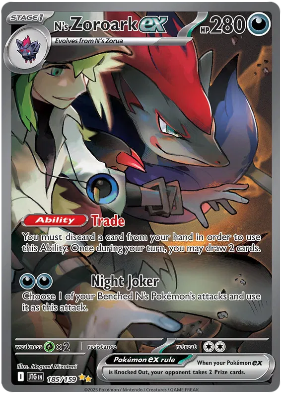 N's Zoroark EX 185/159