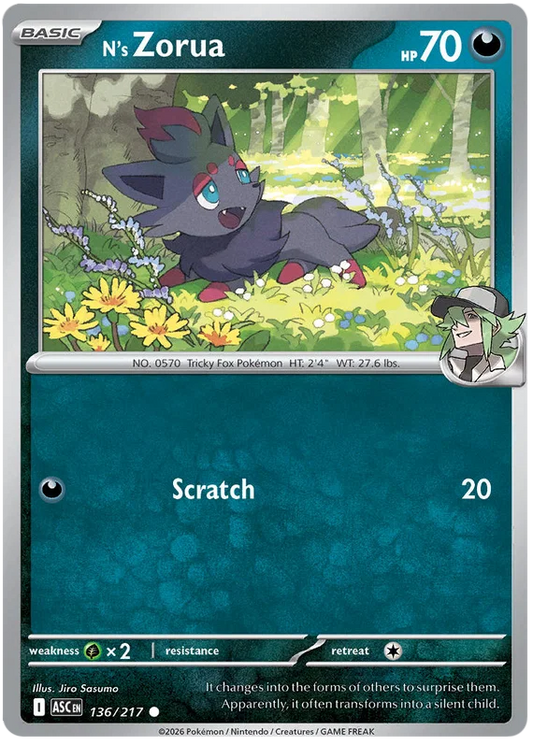 N's Zorua 136/217