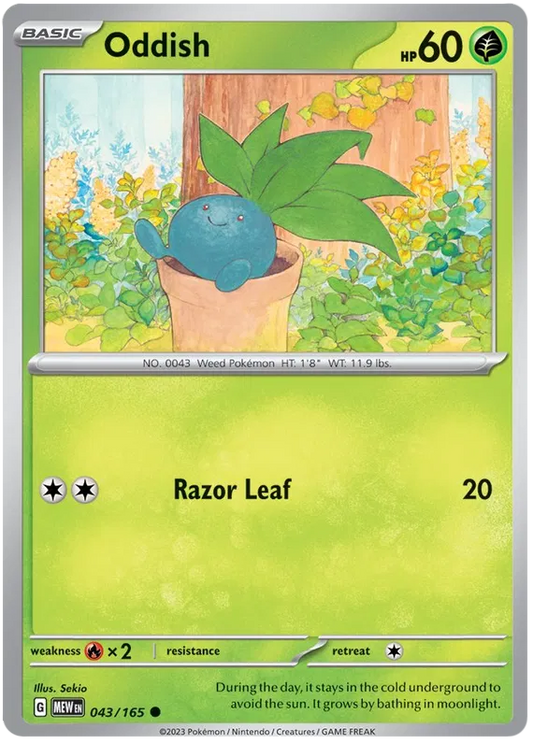 Oddish 043/165