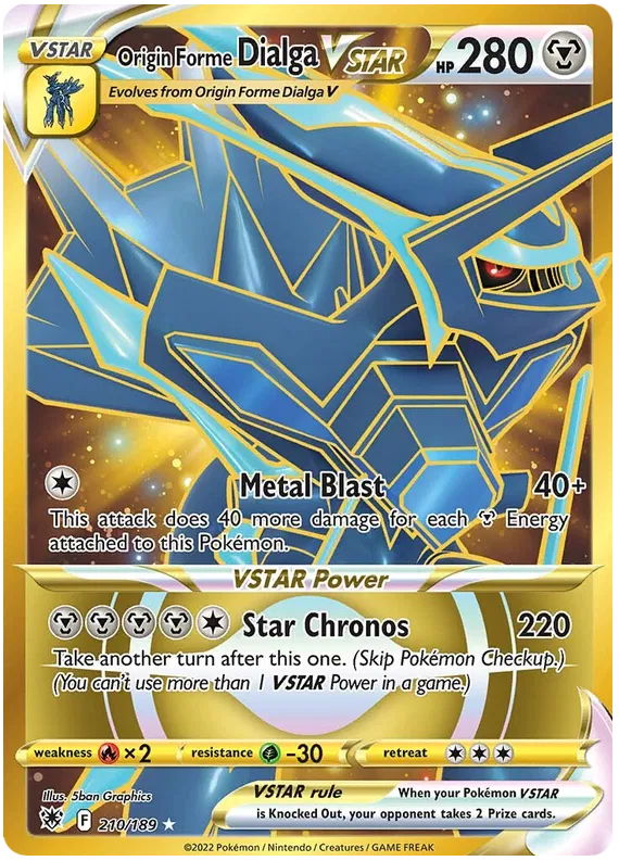 Origin Form Dialga Vstar 210/189