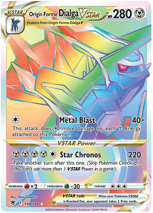 Origin Forme Dialga Vstar 198/189