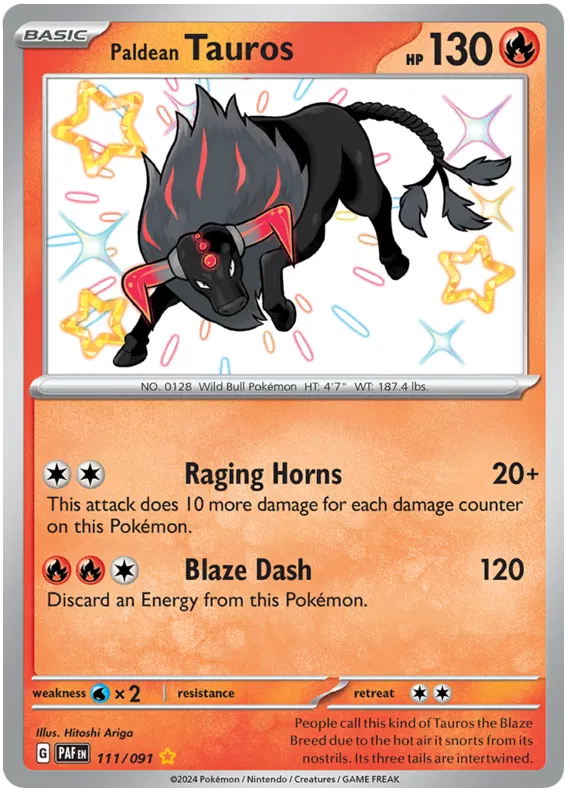 Paldean Tauros 111/091