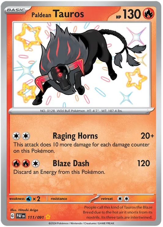 Paldean Tauros 111/091