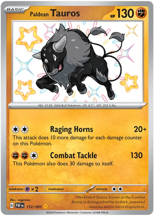 Paldean Tauros 172/091