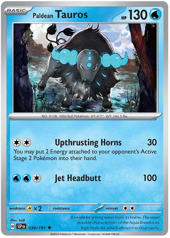 Paldean Tauros 039/191