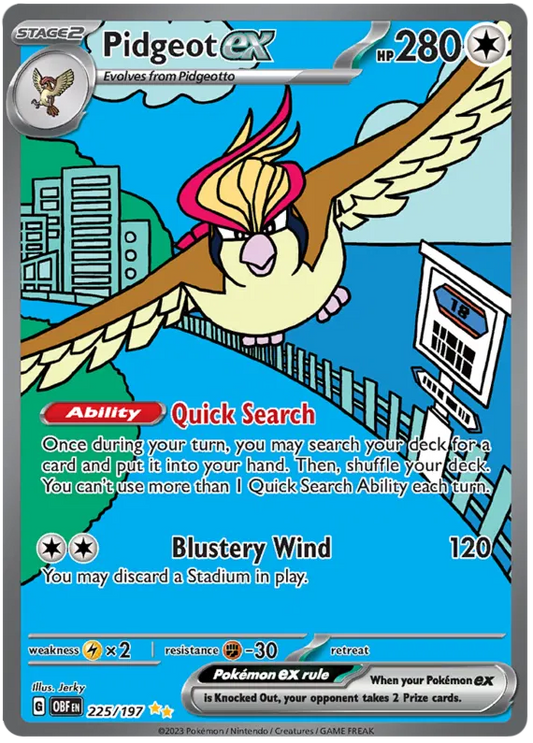 Pidgeot EX 225/197